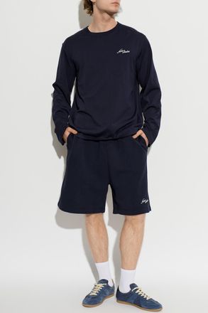Acne Studios Long Sleeve T-shirt, Mens, Green