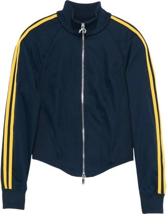 adidas Miaou Corset Tracktop - Dames - Trainingsjackets - Blauw - 2XS - Leer - Fitness