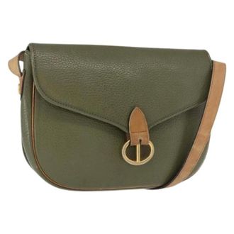 Dior Pre-owned Cross Body Bags, female, Green, Size: ONE SIZE Pre-owned Vintage Shoulder Bag