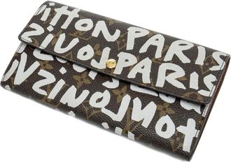 Louis Vuitton x Stephen Sprouse Portafoglio Graffiti 2001 - Marrone
