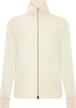 Herno Licht Kasjmier Jack - Dames - Zomerjassen - Beige - XL - Kasjmier - Jassen