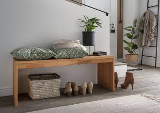 HOME AFFAIRE Bank »Dura« 1 Stk. tlg. Für die geschmackvolle Optik sorgt das FSC-zertifizierte Massivholz