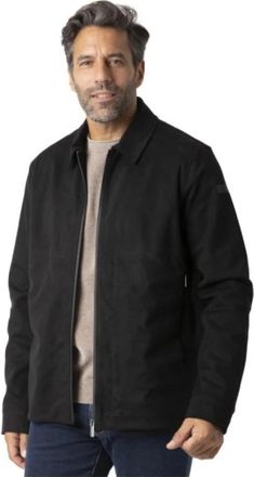 Roberto Ricci Design Overshirt met su&egrave;de-effect - Heren - Zomerjassen - Zwart - XL - Su&egrave;de - Jassen