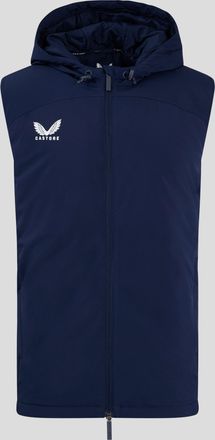 Castore Mens Padded Gilet With Hood - Peacoat