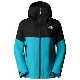 The North Face GTX Jazzi Jacket Regenjacke f&uuml;r Damen | t&uuml;rkis/schwarz