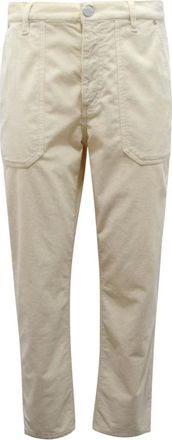 Pinko Pinko, Dames, Broeken, Wit, Maat: W26 Velours