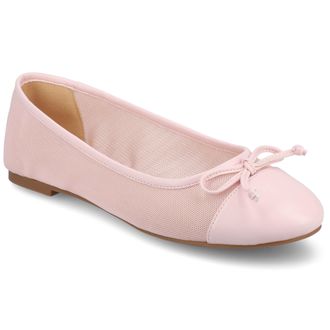 Journee Collection Womens Kaiah Ballet Wide Width Dress Flats