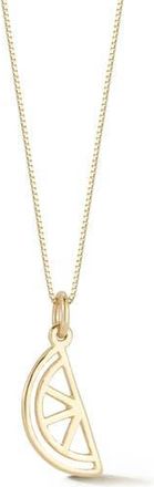 Ember Fine Jewelry 14K Gold Citrus Pendant Necklace at Nordstrom Rack