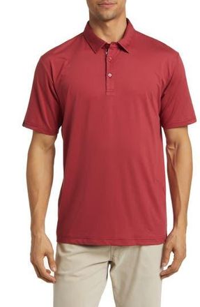 Swannies James Solid Stretch Golf Polo in Red-Heather at Nordstrom Rack, Size Small