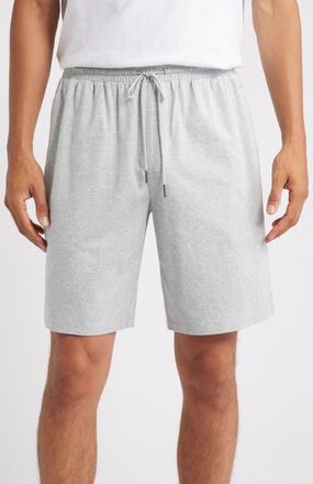 Nordstrom Cotton & Tencel Modal Lounge Shorts in Grey Heather at Nordstrom, Size Xx-Large