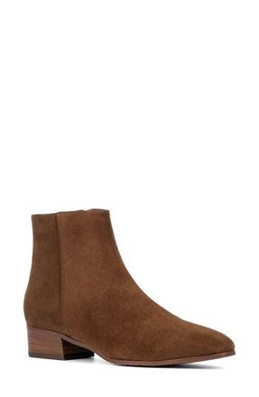 Aquatalia Fuoco Weatherproof Bootie in Brandy Suede at Nordstrom, Size 6.5