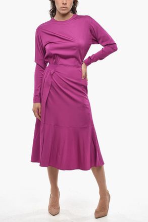 Stella McCartney Satin Tunic DOROTHY with Waist Draping Stella McCartney