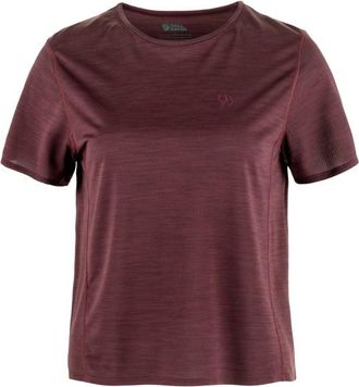 Fj&auml;llr&auml;ven Abisko Lite S/S Funktionsshirt f&uuml;r Damen | rot