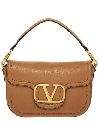Valentino Alltime Leather Shoulder Bag
