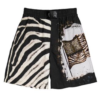 Roberto Cavalli Animal Print Bermuda Shorts, Brand Size 50 ( US Size 34 )