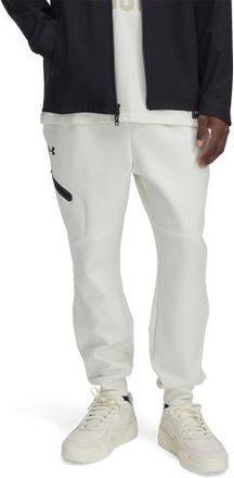 Under Armour Mens Unstoppable Fleece Joggers - Stone/Black Size 3XL