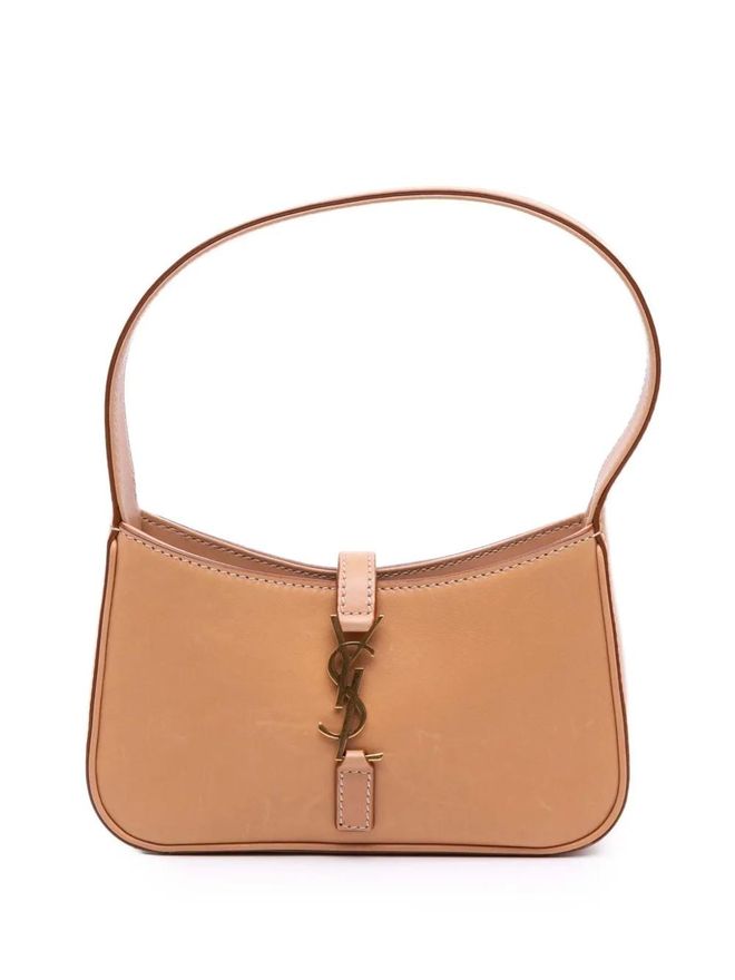 2022 Mini Smooth Calfskin Le 5 a 7 Hobo shoulder bag - Brown
