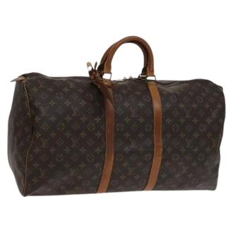 Louis Vuitton Pre-owned Weekend Bags, unisex, Brown, Size: ONE SIZE Pre-owned Keepall bag