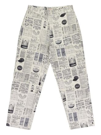 Aimé Leon Dore New York Mets straight-leg trousers - men - Fabric - S - Grey
