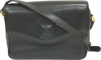 Celine Black Leather Shoulder Bag (Pre-Owned)
