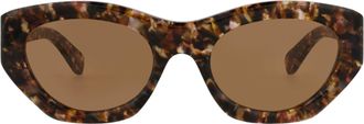 Chlo&eacute; Cat Eye-Frame Recycled Acetate Sunglasses