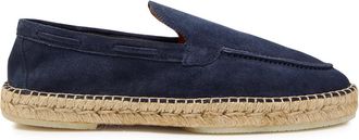 Aur&eacute;lien Beachside Suede Espadrille Loafers - Navy - 44 (IT44 / UK10)