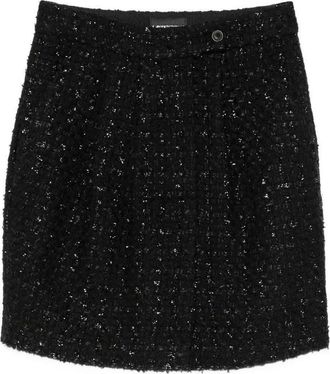 Emporio Armani Wool Blend Mini Skirt