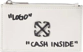 Off-white Portacarte Jitney Quote - Bianco