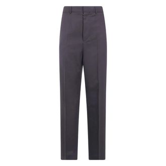 Maison Margiela Pantalones de Lana Sastre - Trousers - Hombre - Marr&oacute;n - XL
