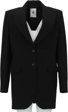 Pantaloni Torino Victoria Virgin Wool Oversized Blazer