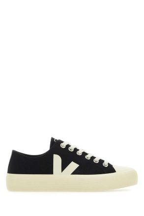 Veja Black Canvas Wata Ii Sneakers
