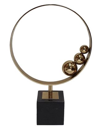 A&B Home Discontinued A&B Home Mavis Ring Statuary With Marble Base