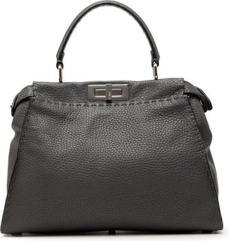 Fendi Pre-owned Fendi Medium Calfskin Peekaboo Iconic Satchel Ladies J0OVUE8374H9NMVY