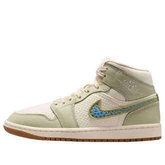Nike Jordan (WMNS) Air Jordan 1 Mid Woven Olive Aura II0570-302