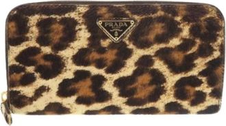 Prada Pre-owned Wallets, female, Multicolor, Size: ONE SIZE Pre-owned Long Wallet