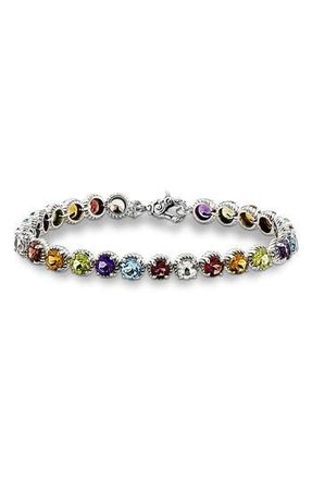 Samuel B. Multi Stone Tennis Bracelet in Rainbow Multi at Nordstrom Rack