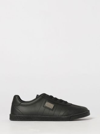 Dolce & Gabbana Boys Low-Top Smooth Calfskin Leather Sneakers