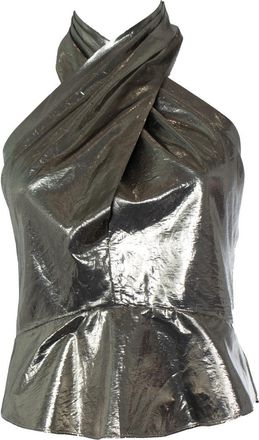 Isabel Marant metallic halter top