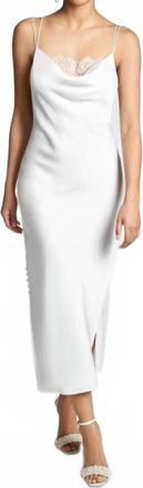 Sachin & Babi Dylan Satin Dress In Ivory
