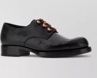 Prada leather derby shoes