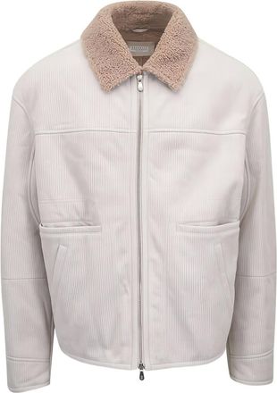 Brunello Cucinelli Giacca a righe - Toni neutri