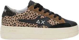 Sun 68 Beige platte schoenen Big Katy - Dames - Sneakers - Veelkleurig - 40 EU - Katoen - Schoenen