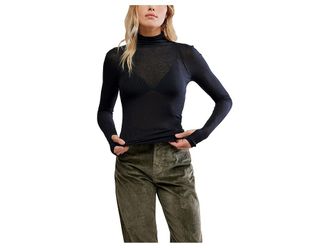 Free People Close To Home Layering Womens Clothing Black : MD (Womens 8-10), Elastane/Polyester