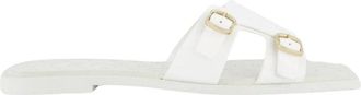Santoni Sandalen Slippers - Dames - Sandalen - Wit - 38 EU - Schoenen