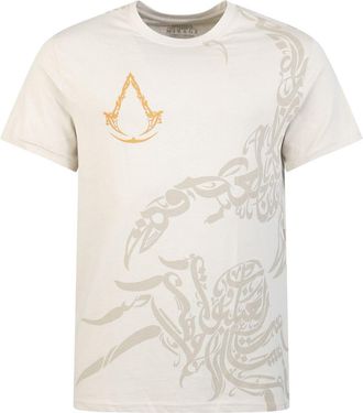 Assassin's Creed Mirage - Animals Mens T-Shirt Beige Regular, Beige, M