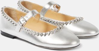 Mach & Mach Audrey leather ballet flats