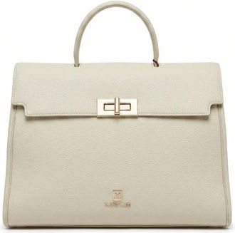 Bruno Magli Patty Small Handtas - Dames - Tassen - Beige - Maat: ONE Size Zijde