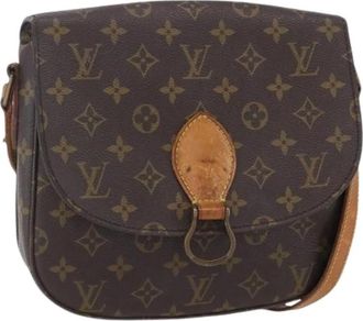 Louis Vuitton Pre-owned Cross Body Bags, female, Brown, Size: ONE SIZE Pre-owned Vintage Canvas Cross Body Bag