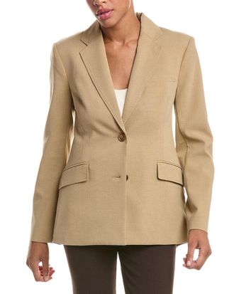 SIMKHAI Moren Pleated Back Blazer