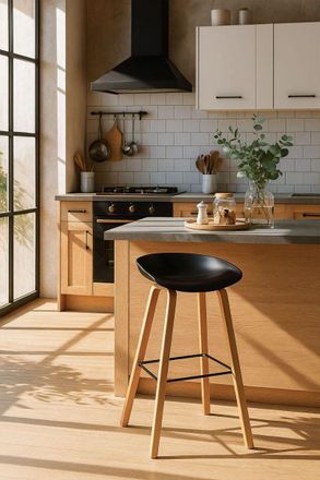 Regalos Miguel Taburetes Cocina - Taburete Tolbi - Negro
